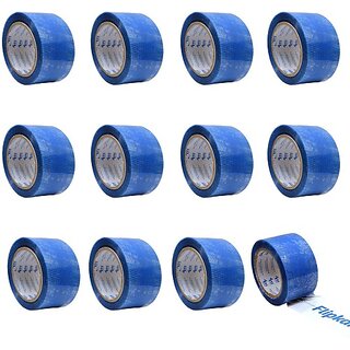                       Submarine Packaging Tape - 2  (Pack Of 12Pcs) 40 Micron 65 M Single Sided Tape (Blue Pack Of 12)                                              