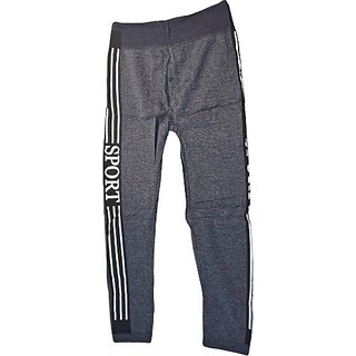                       Anay Black Jegging (Striped)                                              