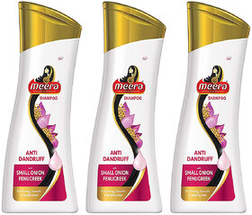 Meera Anti Dandruff Shampoo 180ml Pack Of 3
