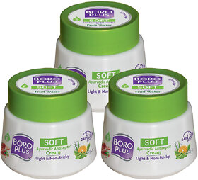 BoroPlus Soft Face Hand Body Cream -200ml Pack Of 3