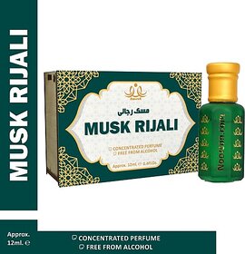 Noorson Musk Rijali Non-Alcoholic Attar Perfume For Men And Women Floral Attar (Musk Arabia)