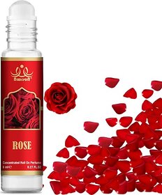 Noorson Rose Attar Perfume for Unisex - Pure, Natural Long Lasting Attar 8 ML Floral Attar (Rose)