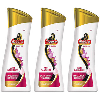                       Meera Anti Dandruff Shampoo 180ml Pack Of 3                                              