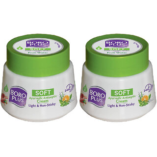                       BoroPlus Soft Face Hand Body Cream -200ml Pack Of 2                                              
