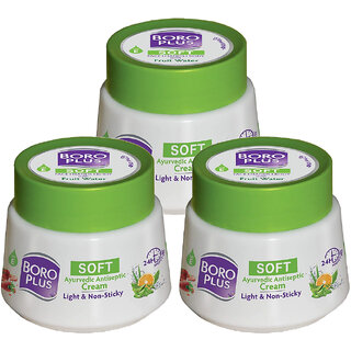                       BoroPlus Soft Face Hand Body Cream -200ml Pack Of 3                                              