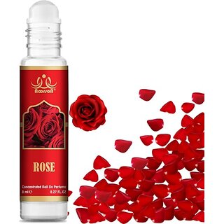                       Noorson Rose Attar Perfume for Unisex - Pure, Natural Long Lasting Attar 8 ML Floral Attar (Rose)                                              