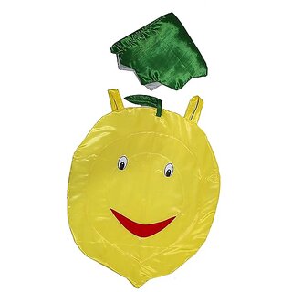                       Kaku Fancy Dresses Lemon Vegetables Costume Cutout with Cap - Yellow, for Boys  Girls                                              