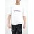 White Heavy Double Knitted Downshoulder T-Shirt