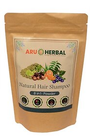 Aru Herbal Natural Shampoo For Hair  Hair Mask And Hair Pack (8 In 1) - 175 Gram (175 G)