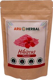 Aru Herbal Hibiscus Powder For Hair Growth, Face, And Skin (175 G)
