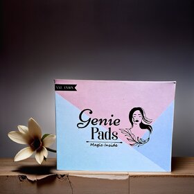 Genie Pads with BioSynQ Technology  Rash Free  Ultra Soft   Leakage Free  Perfect for Medium to Heavy Flow