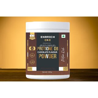 Enrrich One PROTIONE DB POWDER Protein (pack of 1)Shake200 g Chocolate