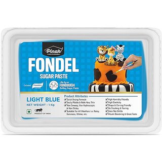                       Pinak - Fondel Sugar Paste - Light Blue Colour - 1 Kg                                              