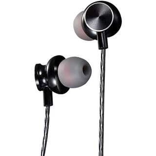                       DIGIMATE Beats 1.0 In Ear Wired Earphone With Mic, 3.5 mm Audio Jack, 10 Mm Driver, Phone/Tablet Compatible (Black, DGMGO5-007)                                              