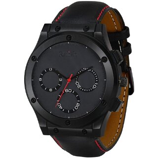                       Relish Casual Watch for Men's  Boy's (Black Colored Strap)                                              