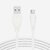 DIGIMATE DGMGO5-010 Micro USB Cable With 5 AMP Output For Charging & Data Transfer (White, TPE, 1 Meter)