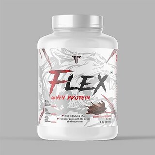 MP Muscle Performance Flex Whey Protein (2kg 4.4 lbs, 60 servings -Irish Chocolate Flavour), Whey Protein Isolate + Concentrate Blend With 26g Protein per(33g) serving| 4.8g BCAA |4.6g Glutamine|