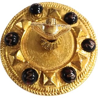                       Kaal Sarp Yog / Dosh Nivaran Yantra With Nag (Sarp Figure) In Gold Plated For Success, Wealth  Prosperity                                              