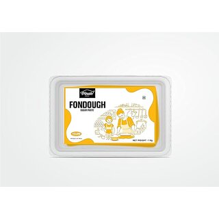                       Pinak - Fondough Rolling Sugar Paste - Yellow Colour - 1 Kg                                              