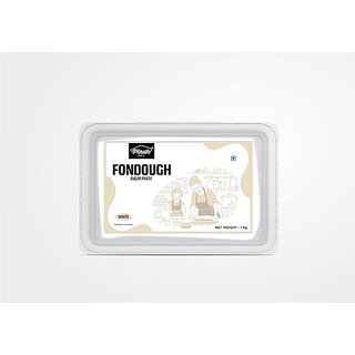                       Pinak - Fondough Rolling Sugar Paste - White Colour - 1 Kg                                              