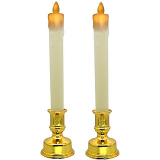                      Pack of 2 LED Candle Battery Opearted White - LG 02                                              