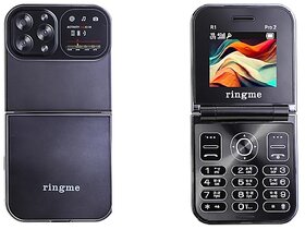 Ringme Pro 2 (Dual Sim, 2 Inch Display, 1050mAh Battery, Black)