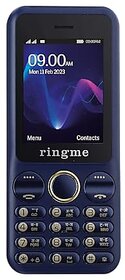 Ringme Tejas (Dual Sim, 2.4 Inch Display, 3000mAh Battery, Blue)