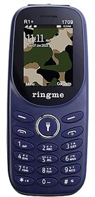 Ringme R1 (Dual Sim, 1.8 Inch Display, 1000mAh Battery, Blue)