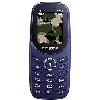                       Ringme R1 (Dual Sim, 1.8 Inch Display, 1000mAh Battery, Blue)                                              