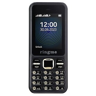 Ringme Shine (Dual Sim, 2.4 Inch Display, 3000mAh Battery, Black) Ringme Shine (Dual Sim, 2.4 Inch Display, 3000mAh Battery, Black)