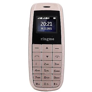 Ringme Micro1 (Dual Sim, 0.66 Inch Display, 800mAh Battery, Rose Gold) Ringme Micro1 (Dual Sim, 0.66 Inch Display, 800mAh Battery, Rose Gold)