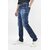 Relaxed Fit Shaded Lycra Jeans