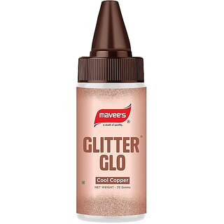                       Mavee - Glitter Glo - Cool Copper- 25 Grams                                              