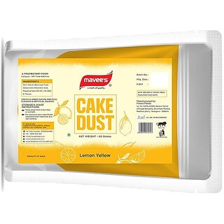                       Mavee - Cake Dust - Lemon Yellow - 60 Grams                                              