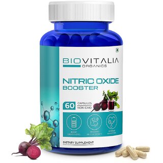Biovitalia Organics Nitric oxide  Improve blood flow and circulation  Promotes Muscle Growth  Boost Energy Level