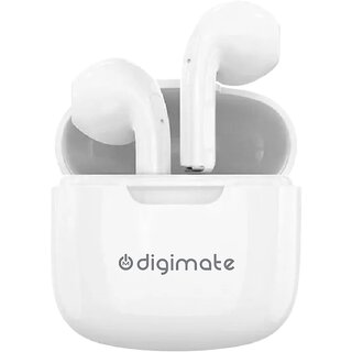                       Digimate Robopods Airbuds On Ear TWS White Bluetooth Headset  (White, True Wireless)                                              