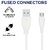 DIGIMATE Micro USB Cable With 5 AMP Output For Charging & Data Transfer, Support Upto 45 Watt (DG-TCC-1001, White)