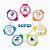 Kaku Fancy Dresses Princess Fancy Dress Elsa Accessories for Girls