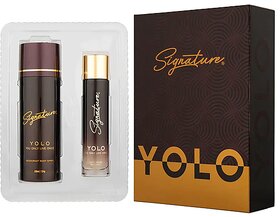 Signature Yolo Perfume  Deodorant Gift Set Combo