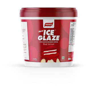                       Mavee - Ice Glaze- Red Velvet - 2.5 Kgs                                              