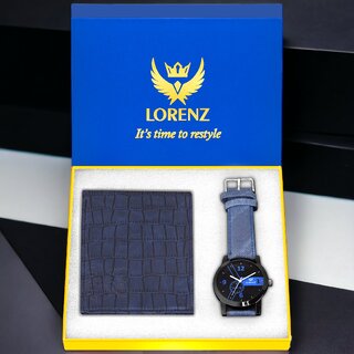                       Lorenz Analog Watch (Black)                                              