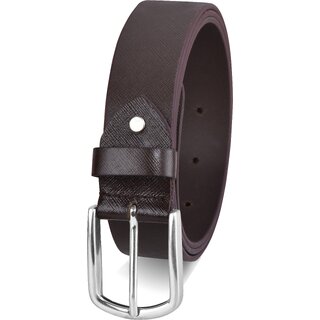                       Lorenz Brown Color Pure Leather Belt For Men                                              