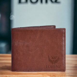                       Lorenz Brown Color Leatherite Wallet                                              