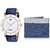Lorenz Watch & Wallet Combo (Blue)