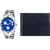 Lorenz Watch & Wallet Combo (Blue)