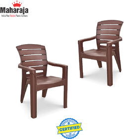 MAHARAJA SINGHAM-101 Plastic Chairs for Home, Caf, Garden  Restaurant Heavy Duty Comfortable Plastic Outdoor