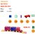 Playmags 50 Piece Add On-Set - Magnetic Tiles