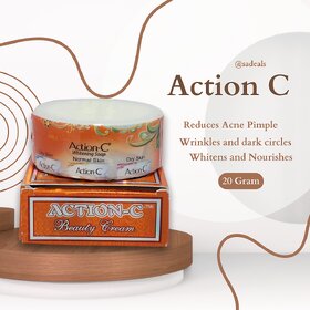 Action C Reduces Acne Pimple, and Wrinkles and dark circles 20g