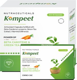 Enrrich one Kompeet Antioxidantfortied with Beta-carotene,lycopene Extract,Vitamins  Minerals(20capsules)
