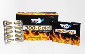 Enrich+Strength Staminr Vicor 300 Gold(30 Capsule), Packaging Type Box, Packaging Size